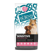 Burns Sensitive dry dog food at Cuddles Pet Store