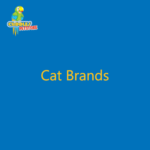 Branded cat food & accessories at Cuddles Pet Store